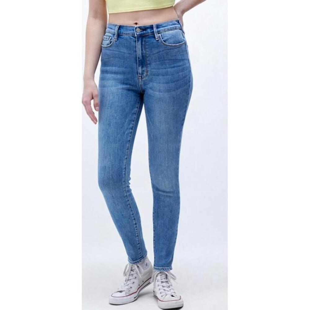 PacSun High Waisted Skinny Jeans, Medium Wash, Size 24
